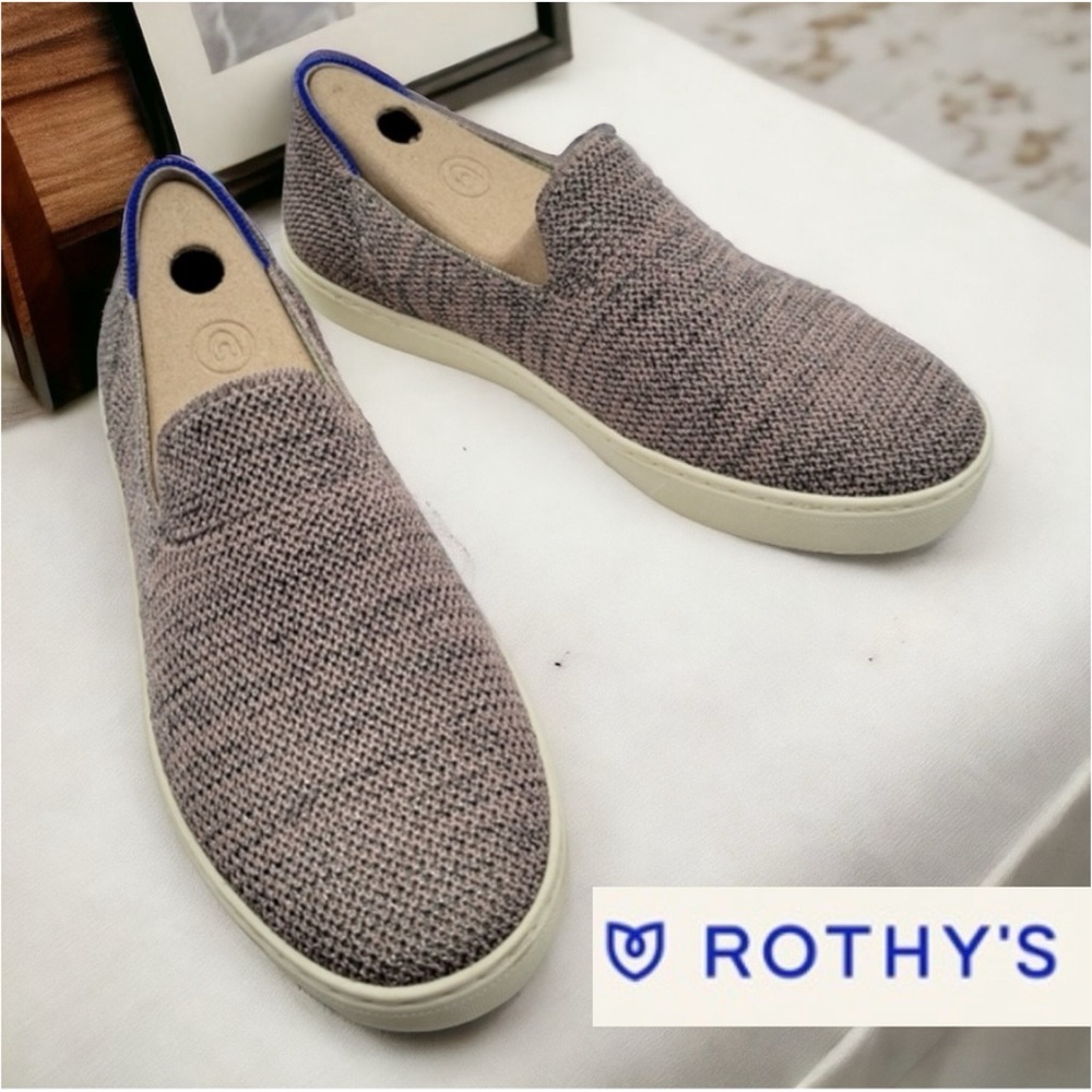 ROTHY’S ORIGINAL SNEAKER SLIP-ON STARDUST GLITTER Size 7.5